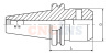 Патрон для концевых фрез с хвостовиком Weldon BT40-SLA12-100