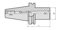 Патрон для концевых фрез с конусом Морзе BT50-MTB5-105