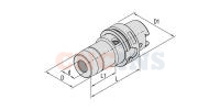 HSK63A-HC20-90 Гидропластовый патрон