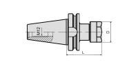 BT30-ER16-070 Патрон цанговый