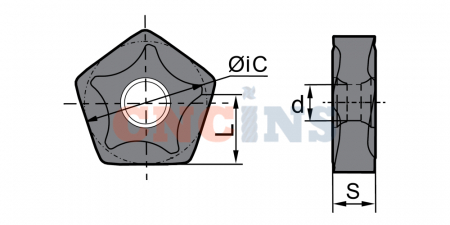 PNEG110512R-CR-YBD152 Пластина фрезерная