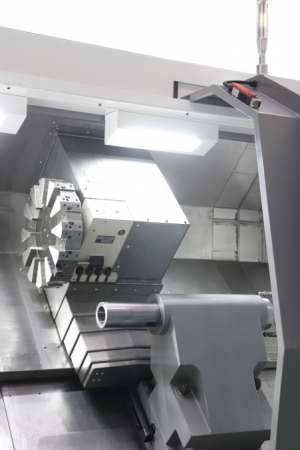 Горизонтальный токарный станок MetalCraft с ЧПУ ТL65-1000 с датчиком Renishaw HPMA, с люнетом (ТL65-1000.F15/18,5.A2-8.12T.304T.R.L)