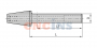 BT40-D40-300 Контрольная (тестовая) оправка