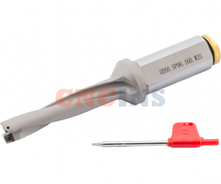 Сверло со сменными пластинами UD50.SP06.160.W25