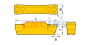 MGMN400-M HR82513 Пластина отрезная, канавочная для стали
