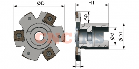PT02.12A22.063.06.H6 Фреза дисковая насадная