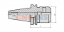 Патрон для концевых фрез с хвостовиком Weldon BT30-SLN10-060